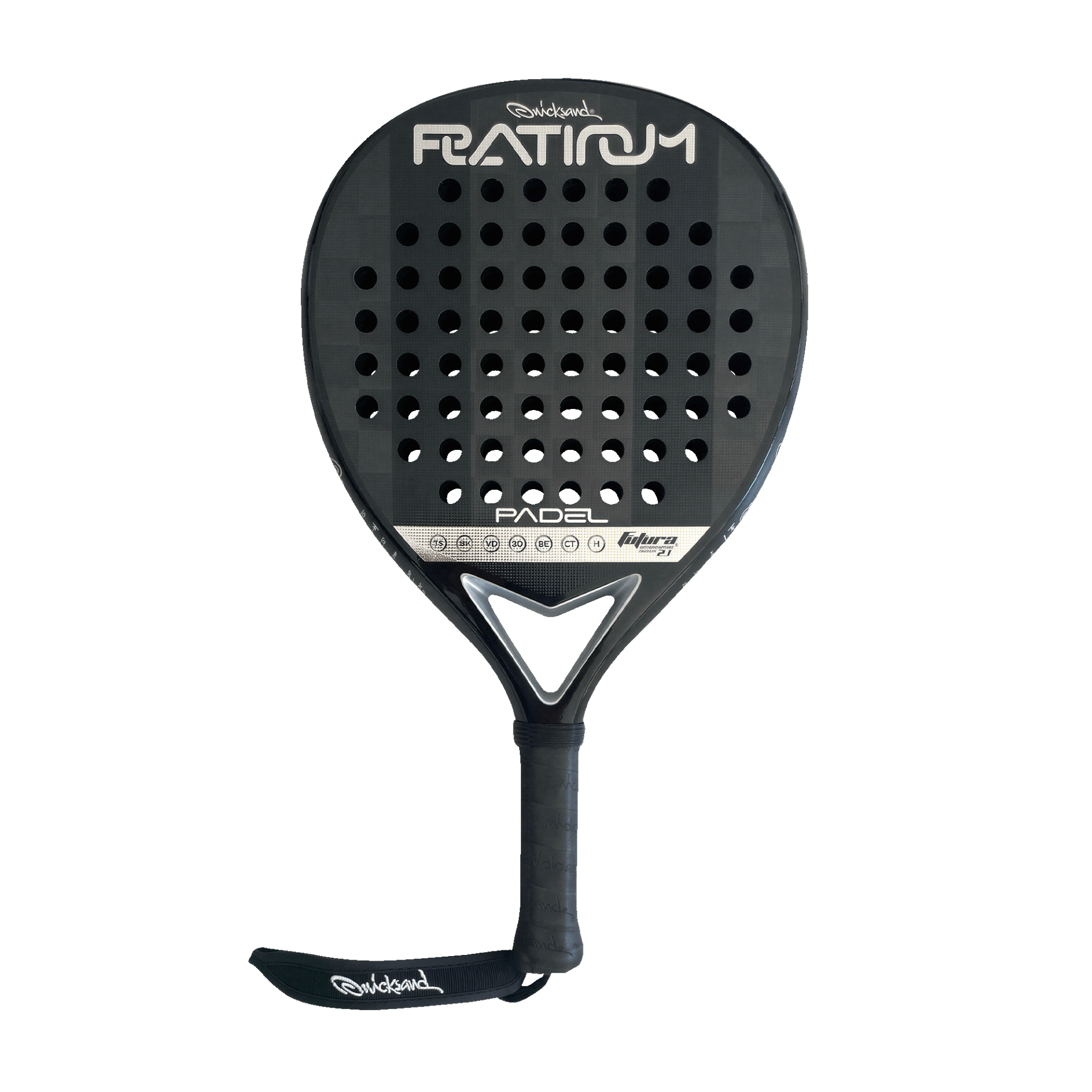 quicksand-platinum-padel-2026-raquette-padel-carbone-18k image 1