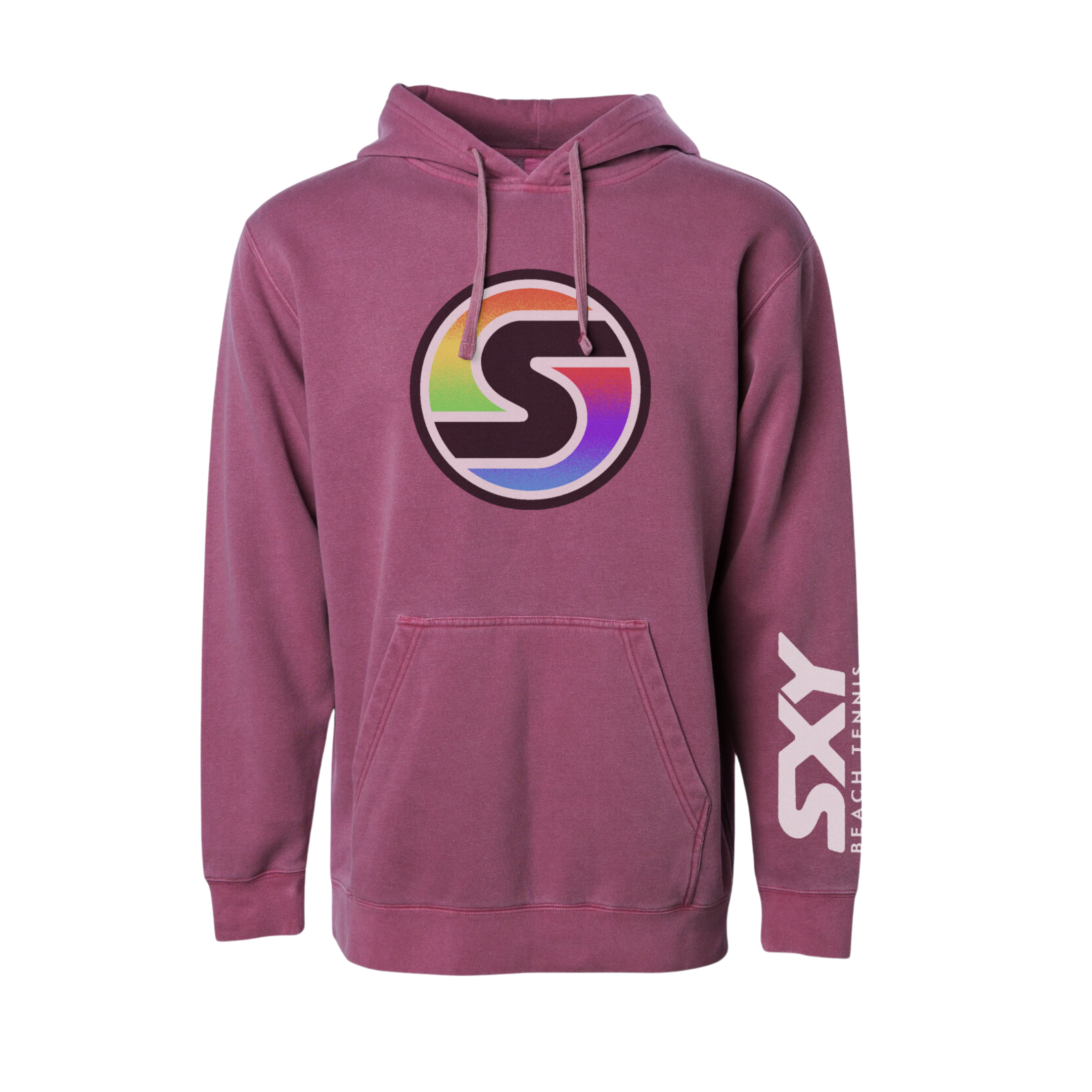sxy-s-logo-pigment-dyed-hoodie-sweat-unisexe image 3