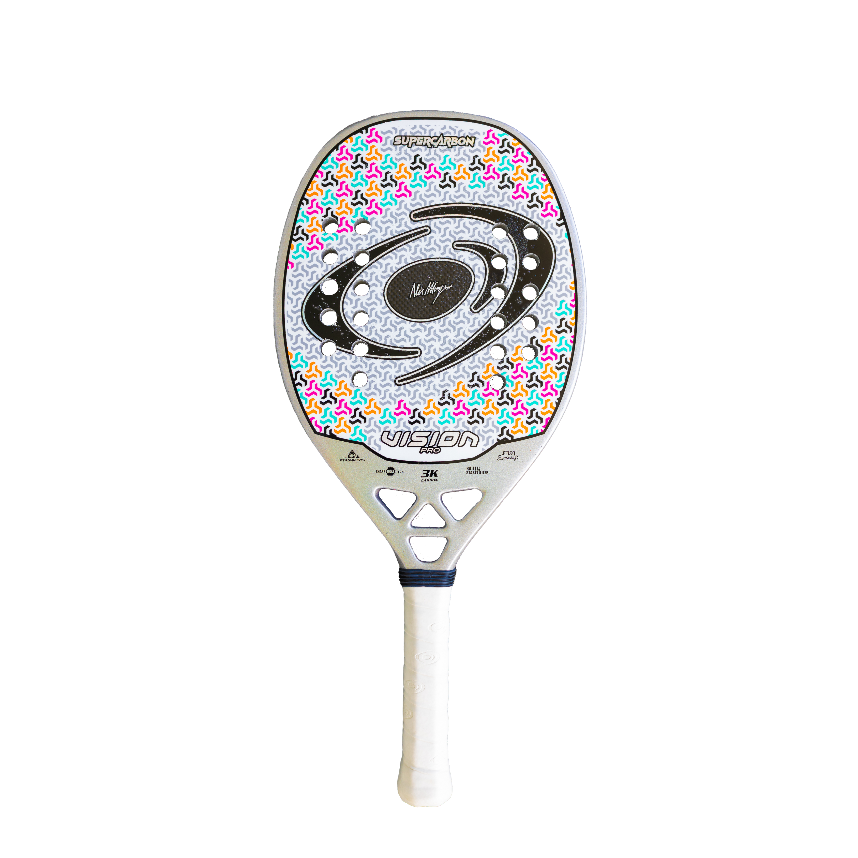 vision-super-carbon-2025-raquette-beach-tennis-carbone-3k-pyramid image 1