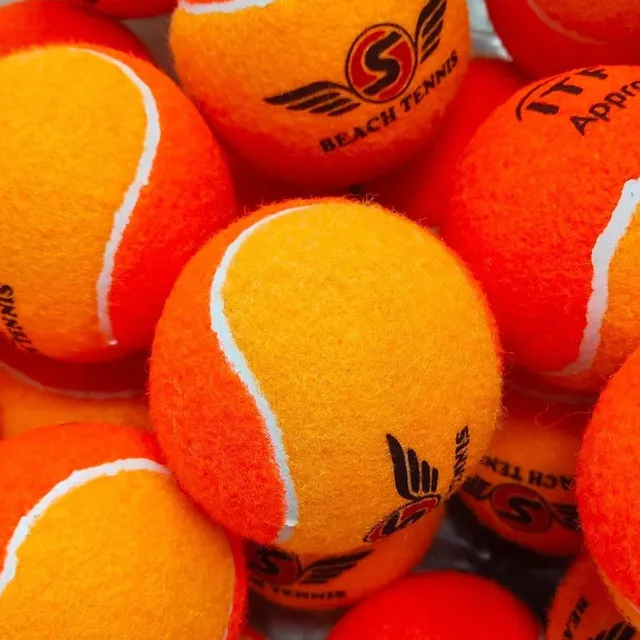 sxy-tropical-s-balle-de-beach-tennis-orange-atomique image 1