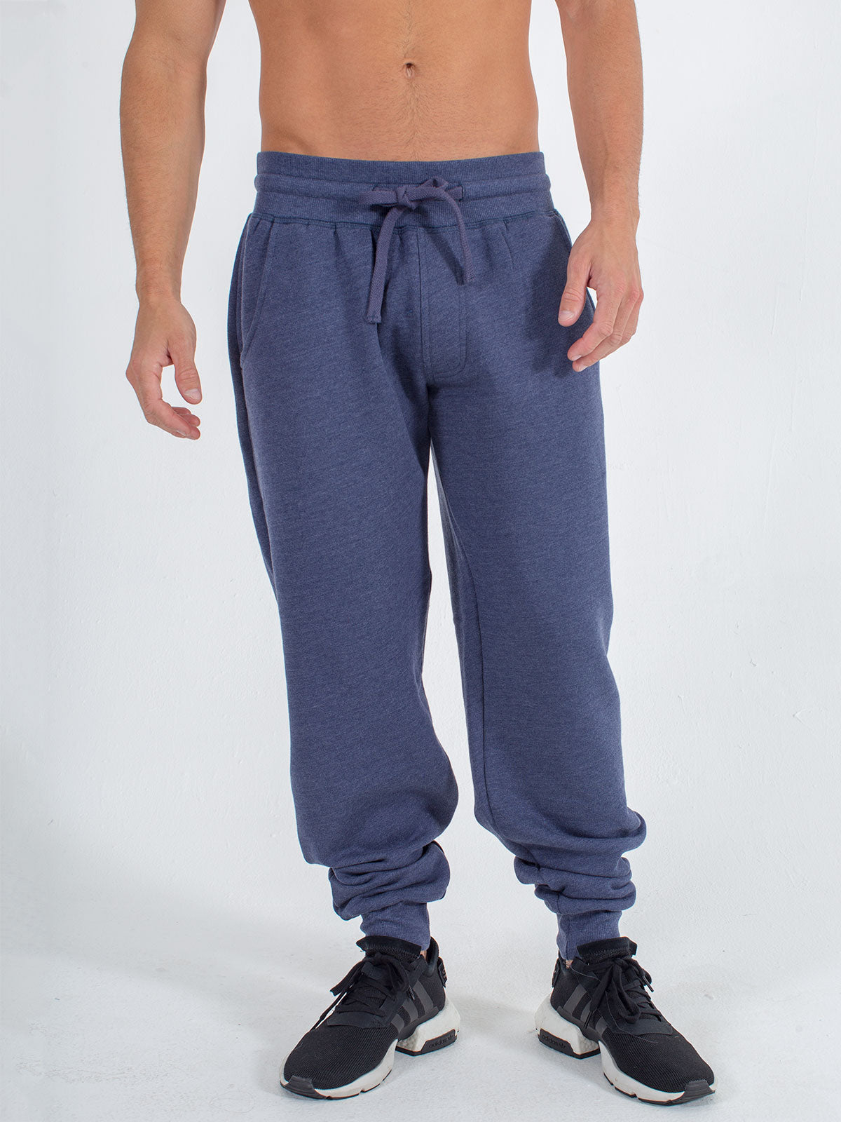 sxy-softie-joggers-homme-heather-navy-double-fleece-coton image 1