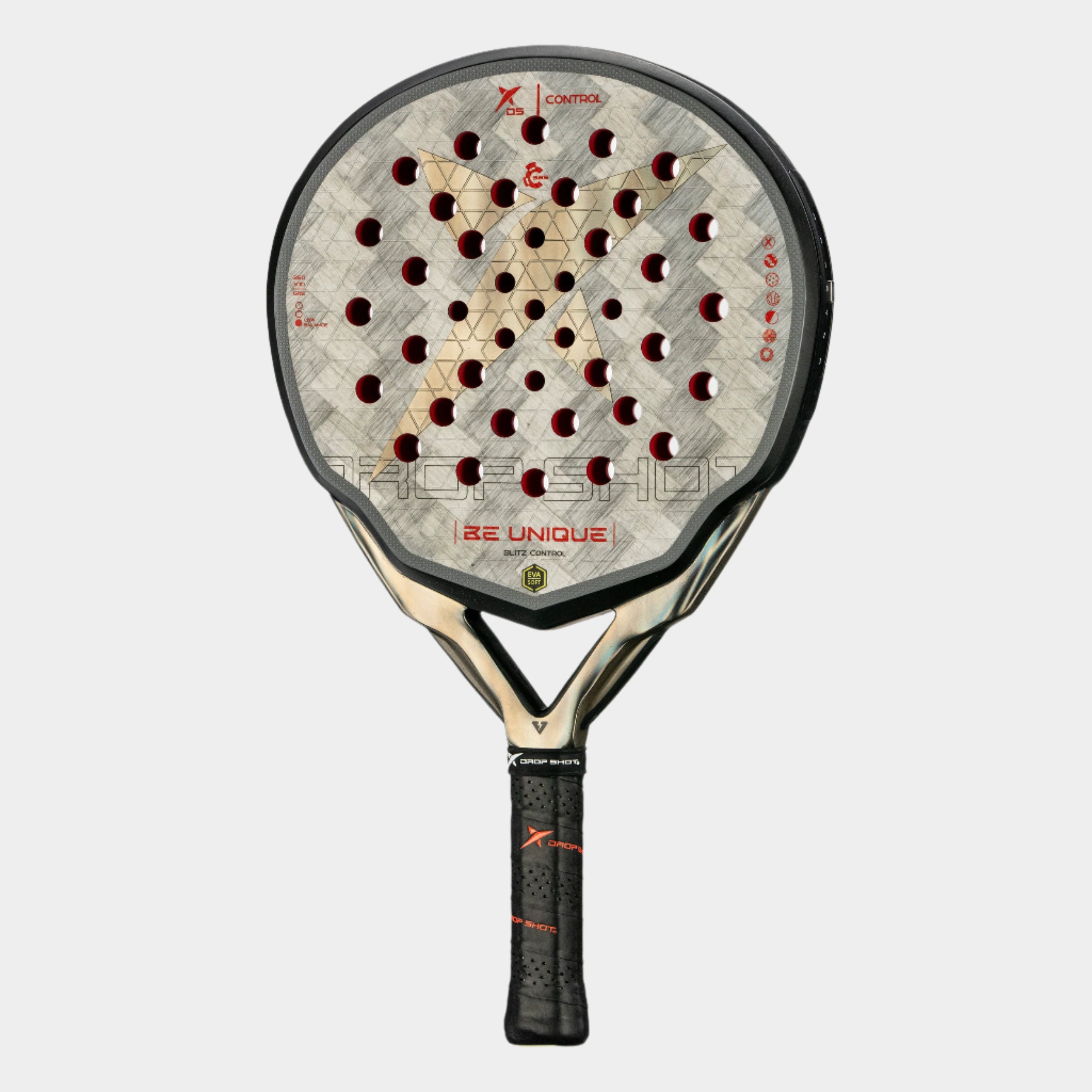 drop-shot-blitz-control-raquette-padel-avanc-ronde-eva-soft-sbs image 1