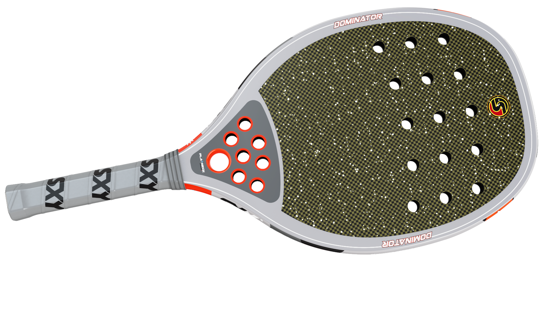sxy-the-dominator-raquette-de-beach-tennis-carbone-kevlar-playneck-pro-series image 1