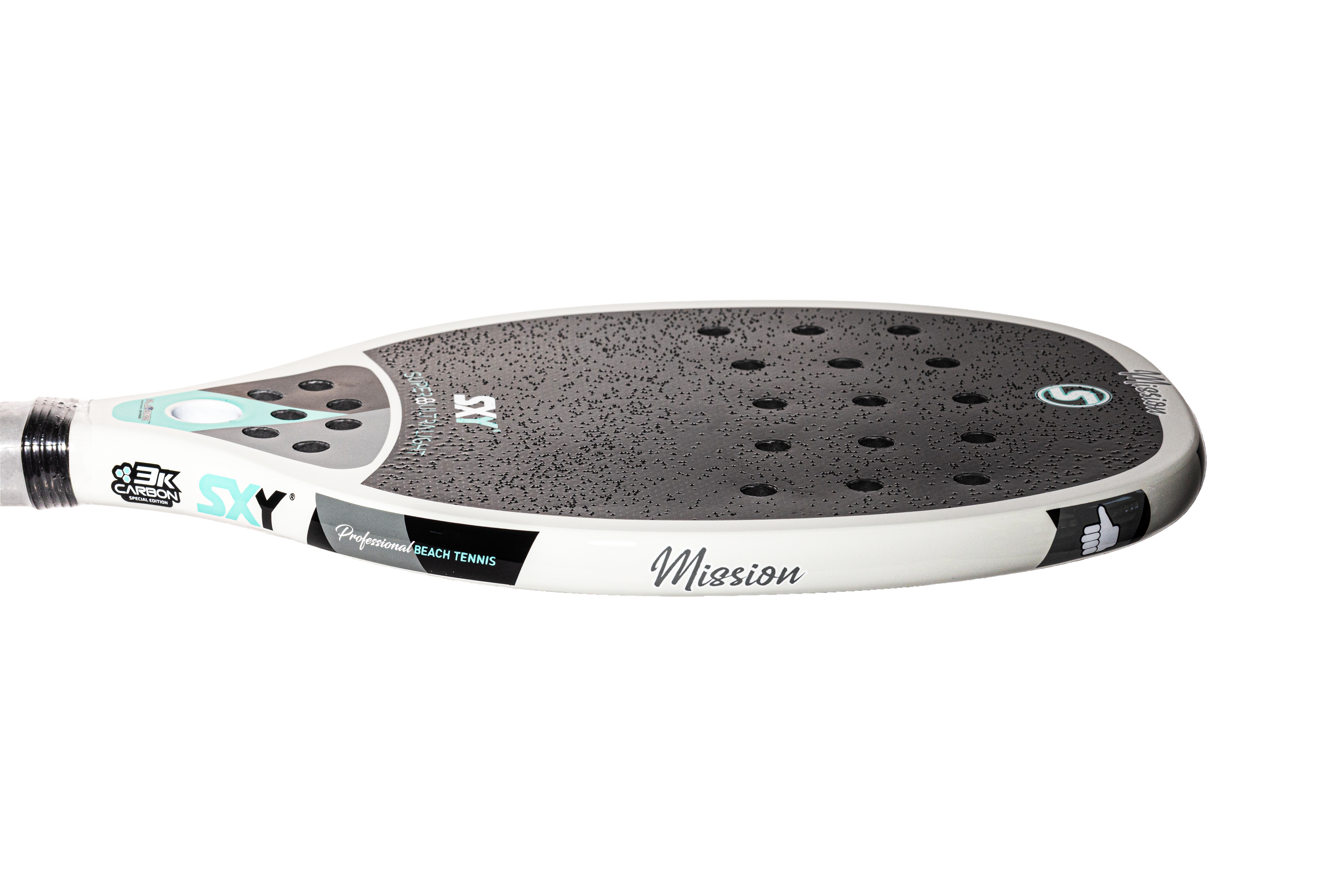 sxy-mission-pearl-super-ultra-light-raquette-de-beach-tennis-carbone-3k image 4