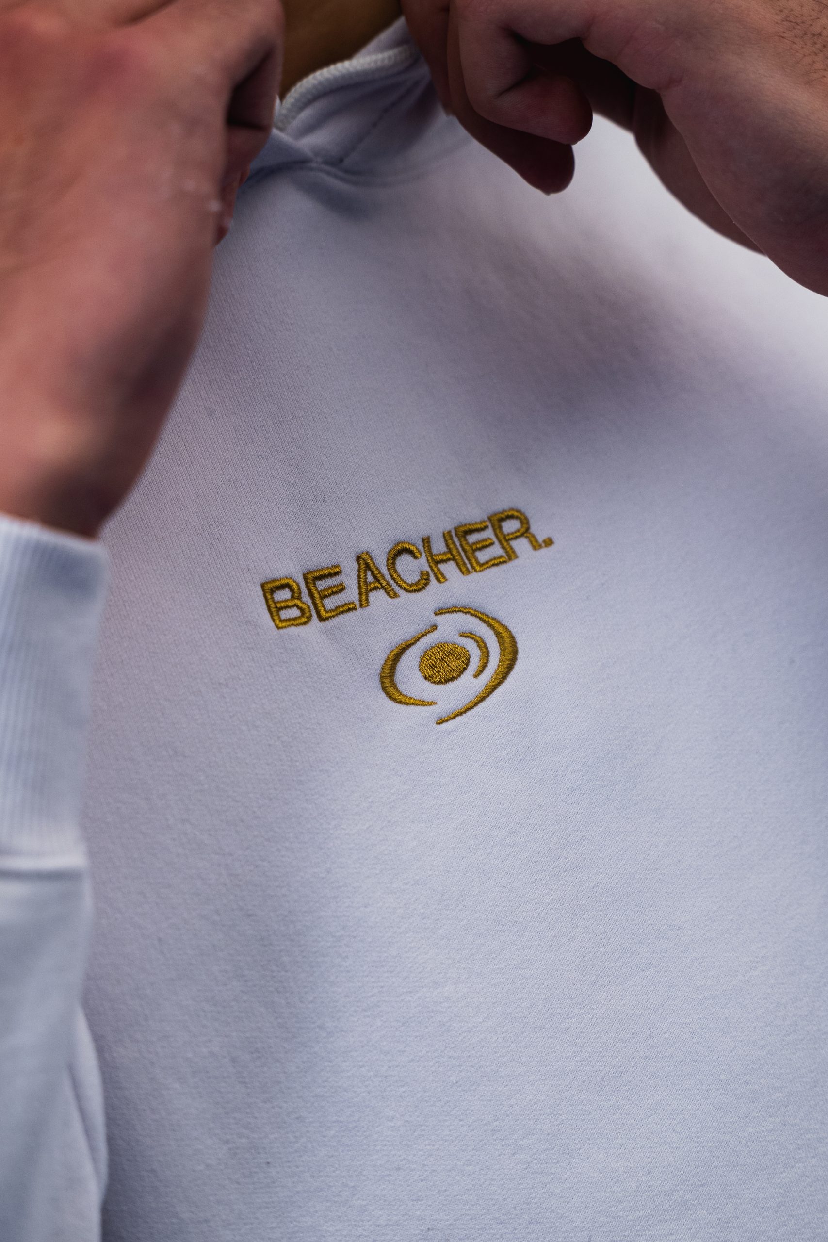 vision-beacher-sweat-unisexe-blanc-coton-polyester image 3
