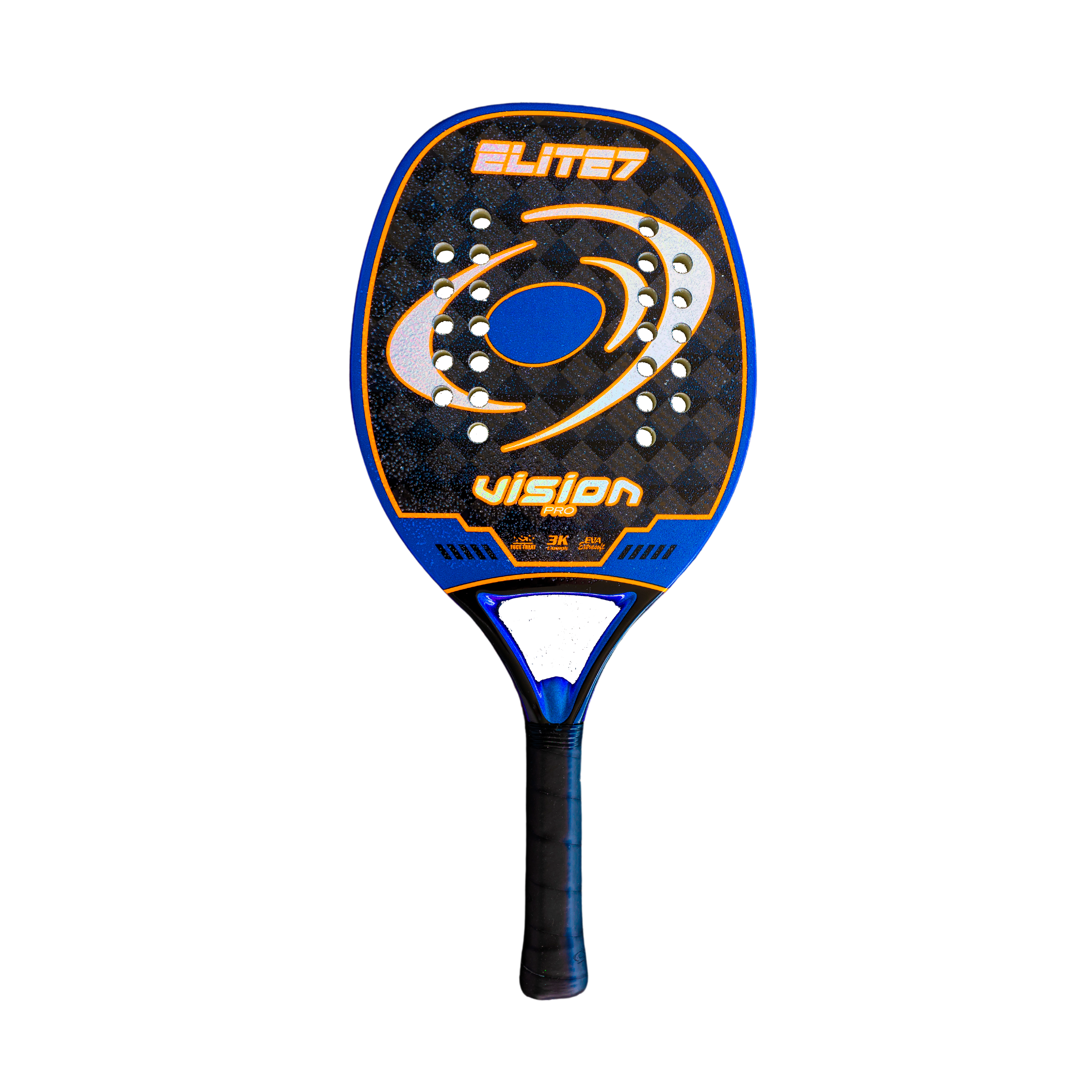 raquette-beach-tennis-vision-elite-7-2025-carbone-3k-22-mm-325-335-g image 2
