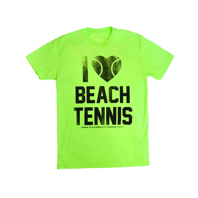 sxy-i-love-beach-tennis-t-shirt-homme-vert-n-on image 1