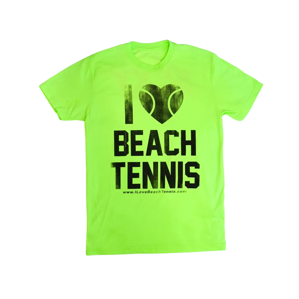 sxy-i-love-beach-tennis-t-shirt-homme-vert-n-on image 1