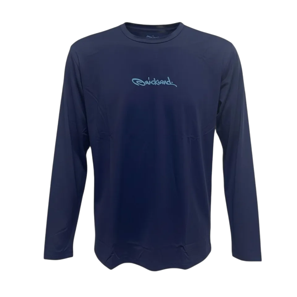 quicksand-slightech-t-shirt-manches-longues-bleu-navy image 1