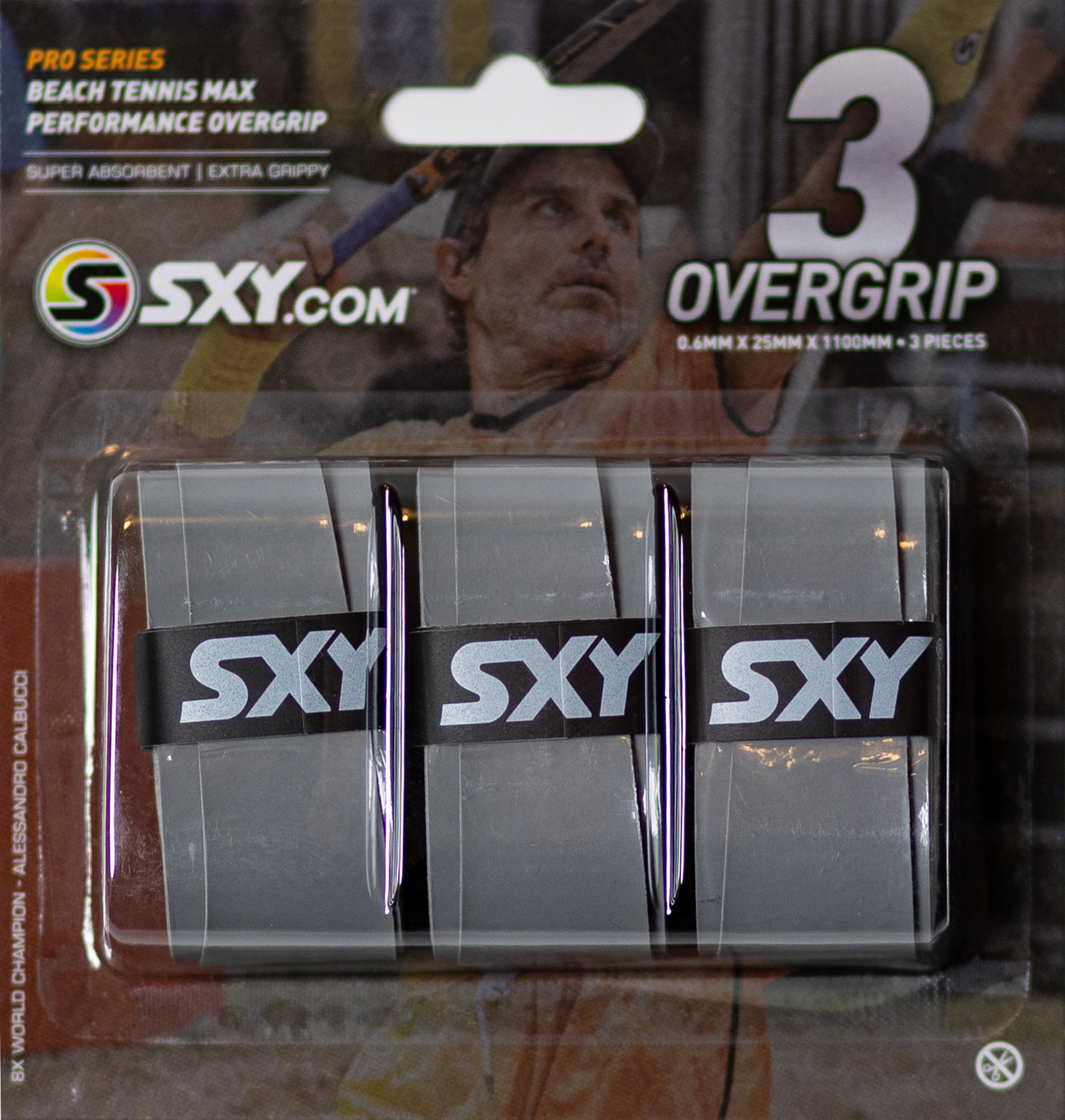 sxy-pro-series-max-performance-overgrip-beach-tennis-lot-de-3 image 4