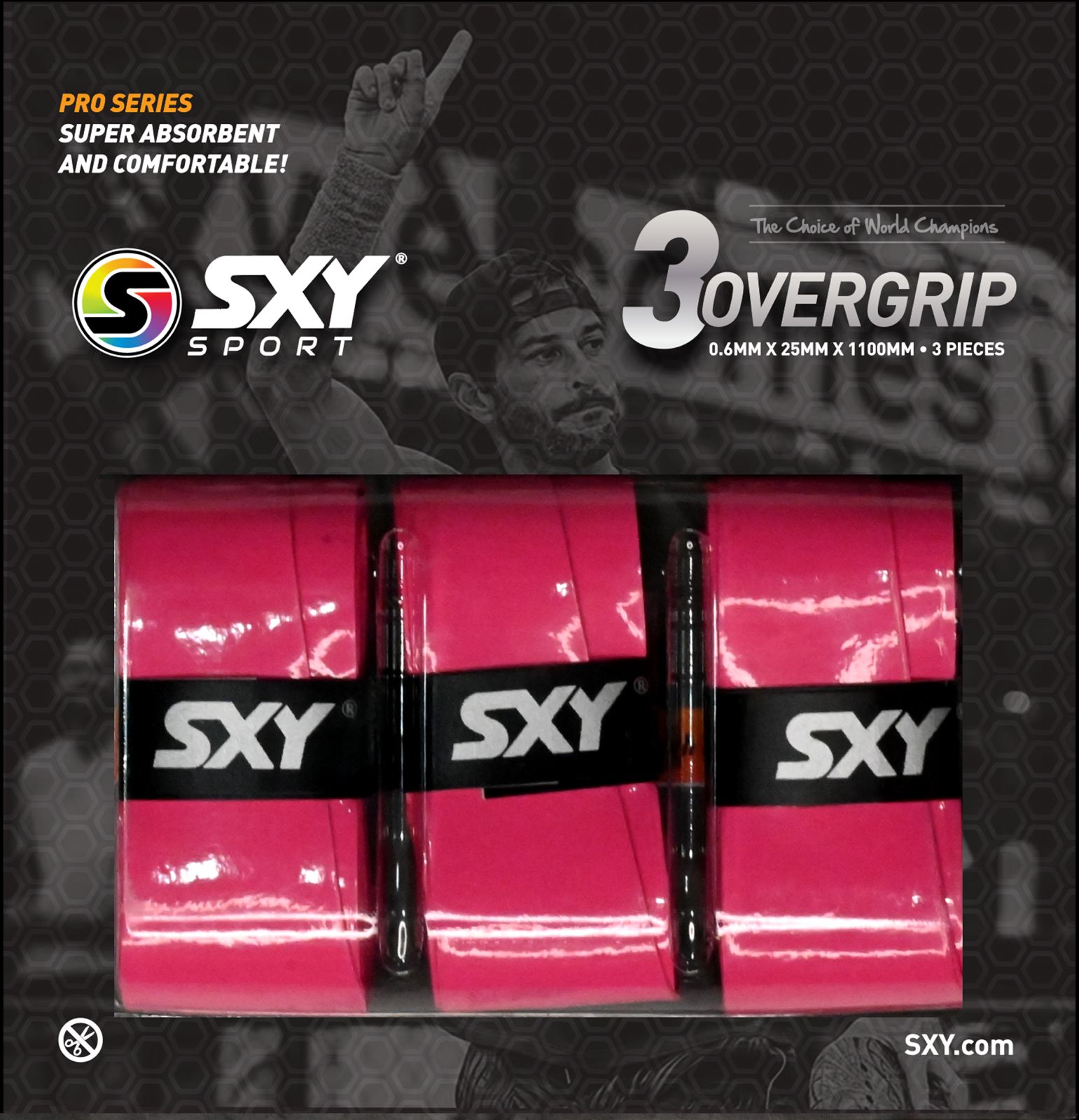 sxy-pro-series-overgrip-beach-tennis-pack-de-3 image 3