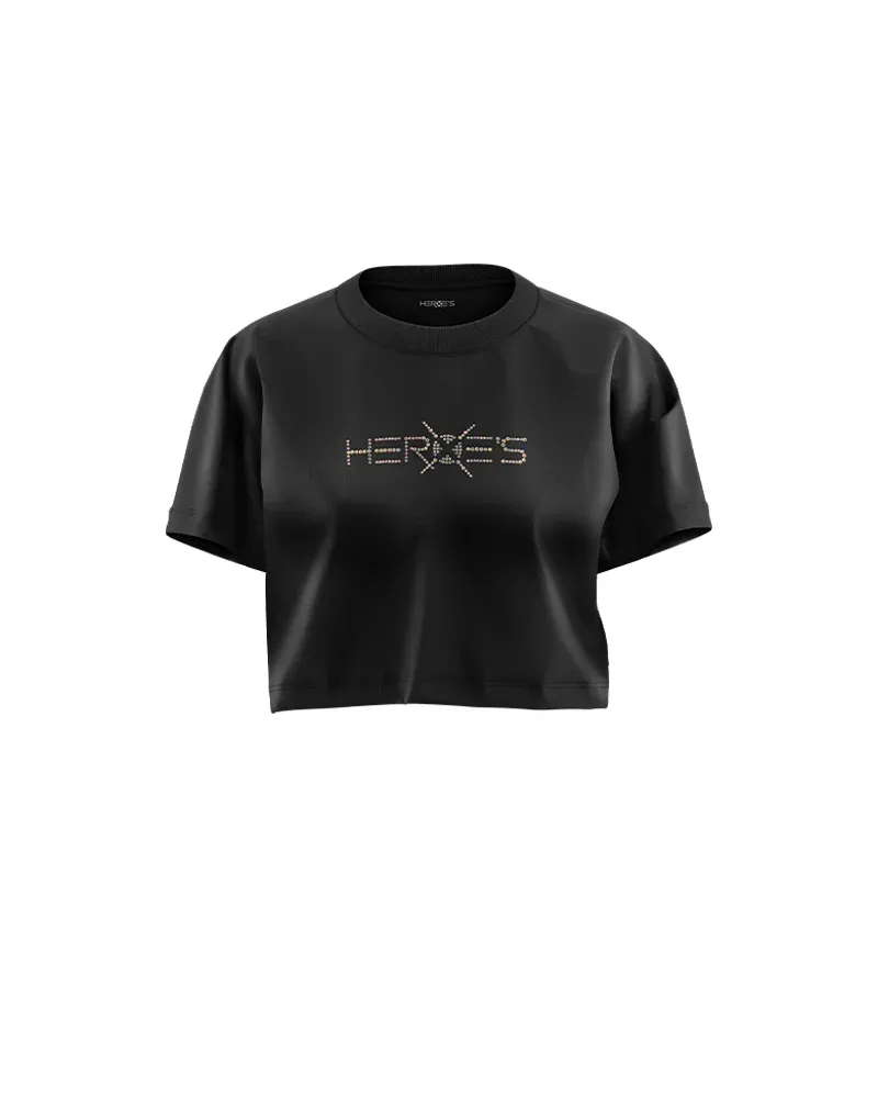 heroe-s-dynamic-t-shirt-femme-100-coton-oversize-court image 1