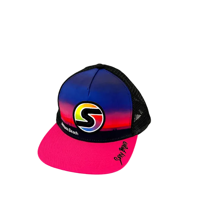 sxy-hermosa-twilight-rally-flat-brim-casquette-beach-tennis image 1