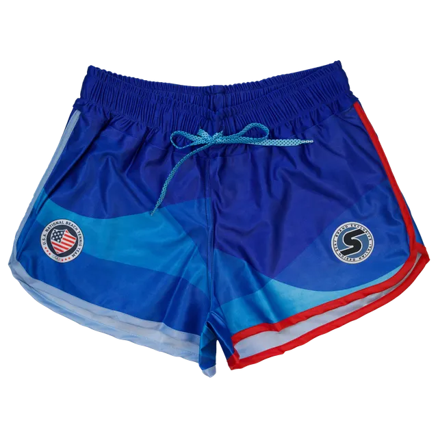 sxy-women-s-team-usa-wave-short-short-de-beach-tennis-femme image 1