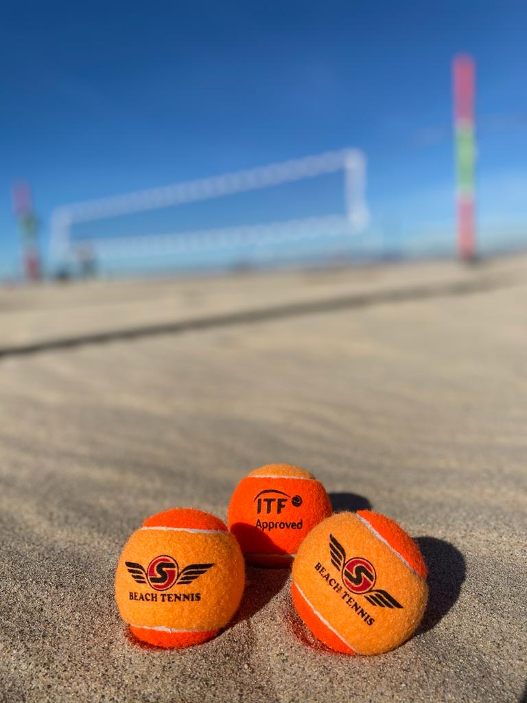 sxy-tropical-s-balle-de-beach-tennis-orange-atomique image 2
