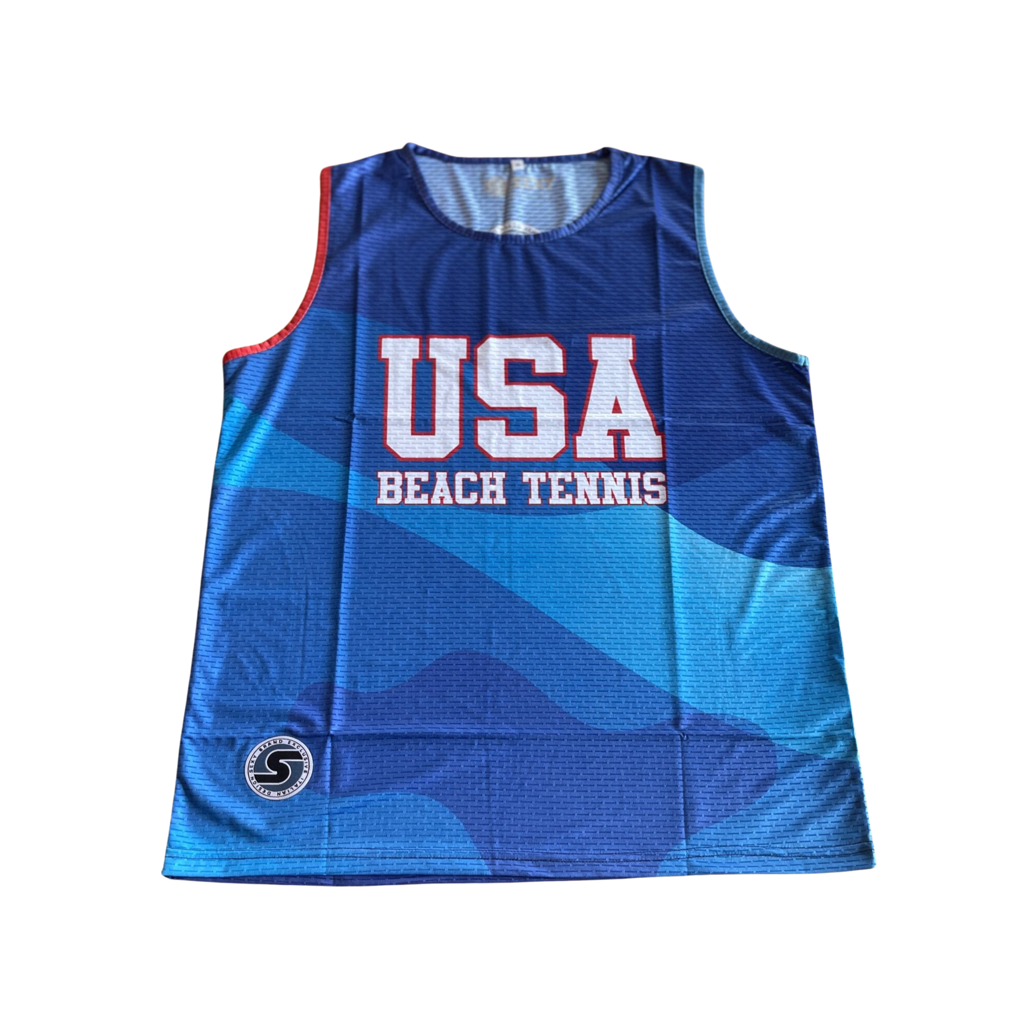 sxy-team-usa-beach-tennis-competition-tank-d-bardeur-homme-quick-dry image 1