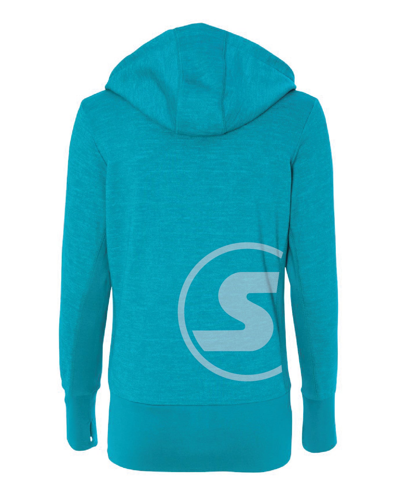 sxy-south-of-the-border-hoodie-zip-azul-femme image 2