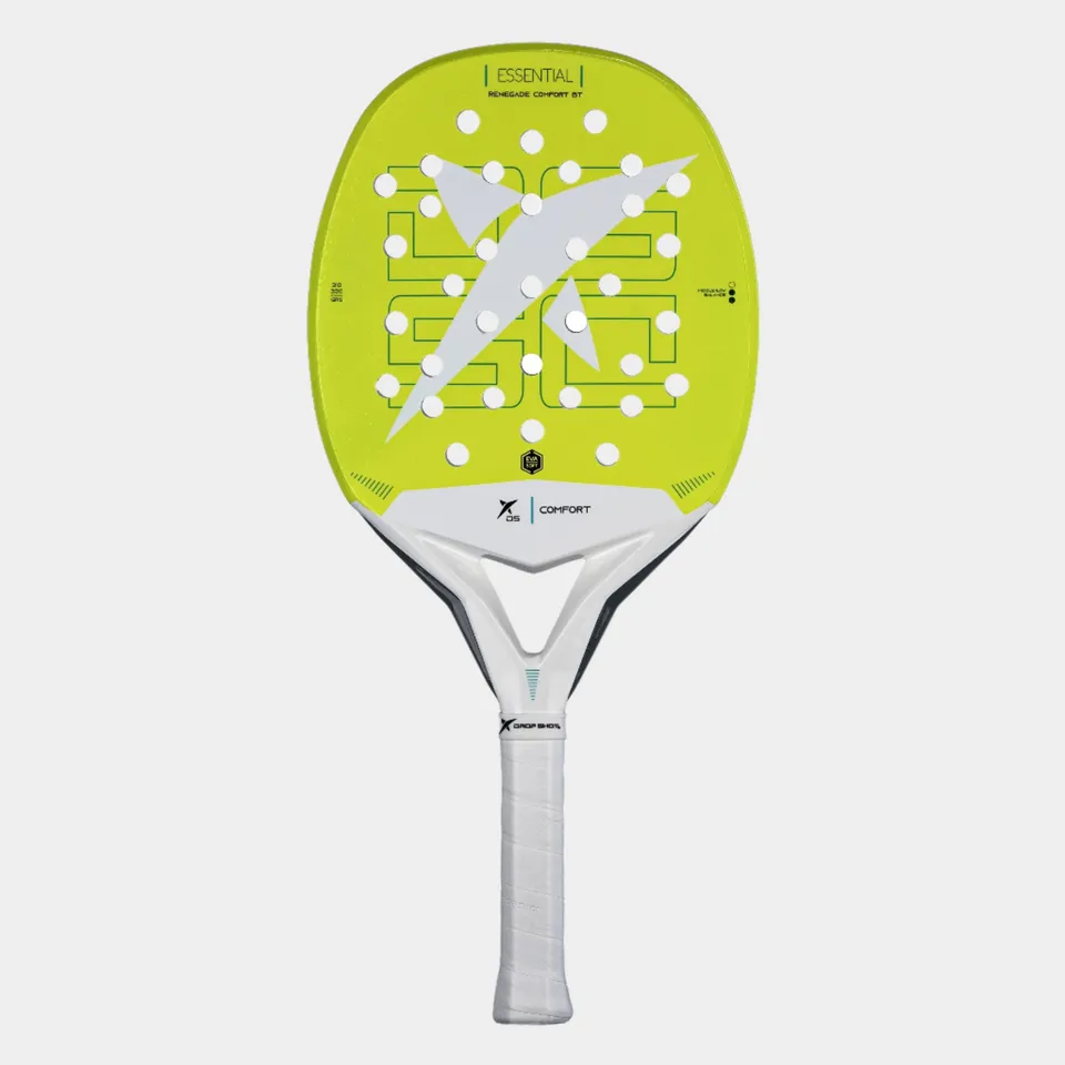 drop-shot-renegade-comfort-yellow-raquette-beach-tennis image 1