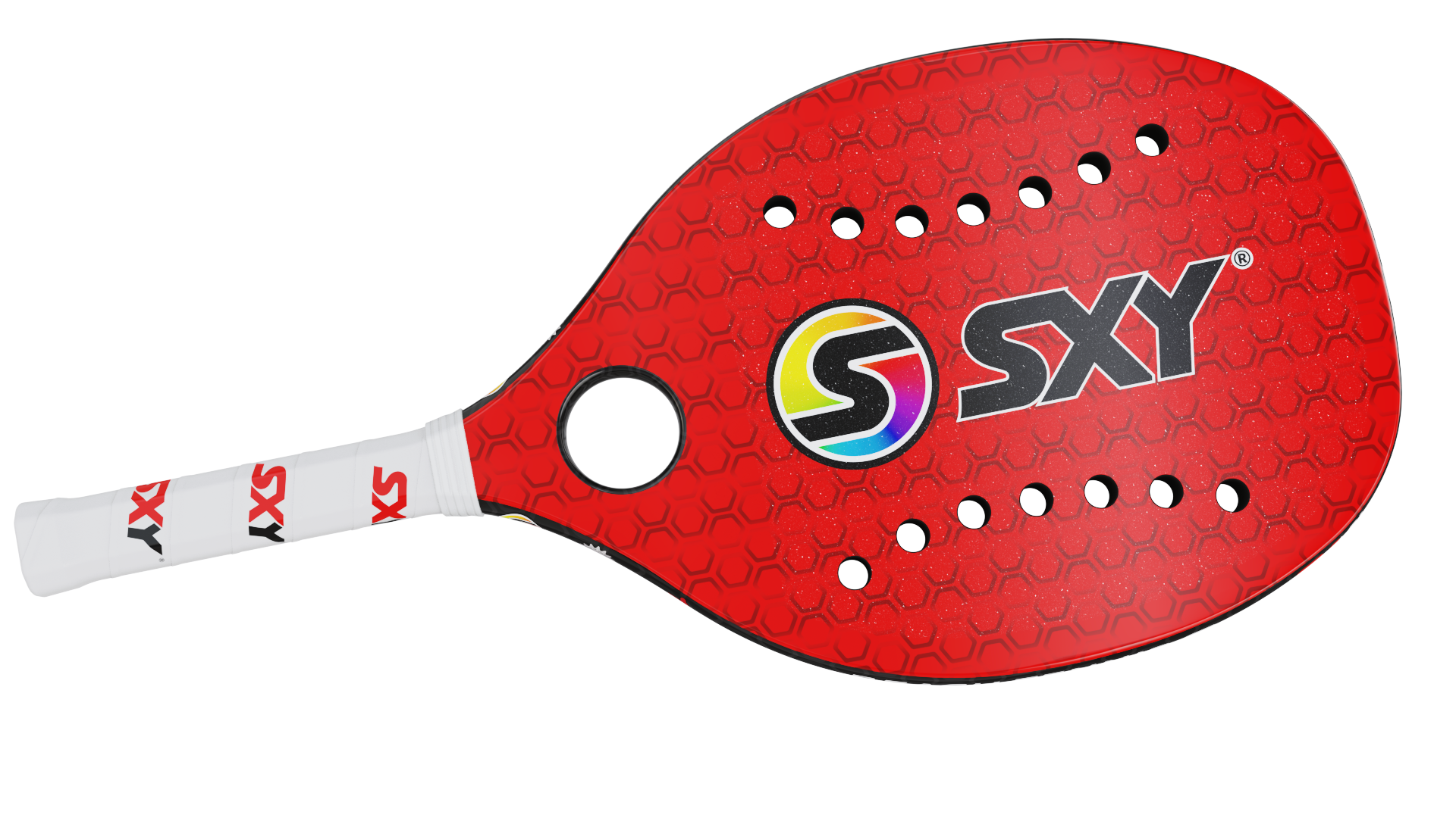 sxy-hex-gt-rouge-raquette-beach-tennis-powerorb image 1