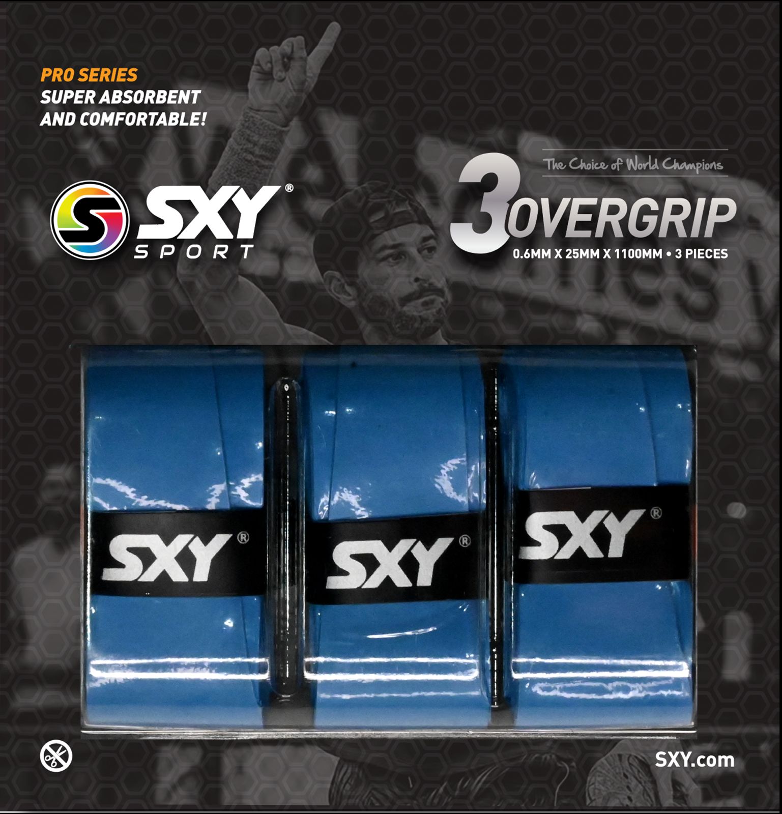 sxy-pro-series-overgrip-beach-tennis-pack-de-3 image 8
