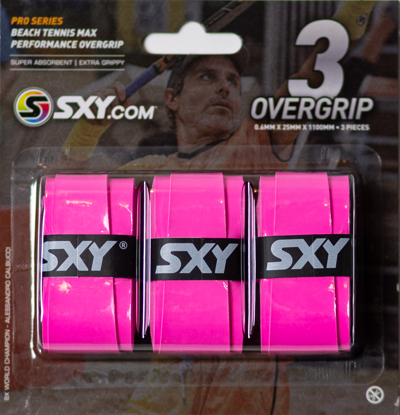 sxy-pro-series-max-performance-overgrip-beach-tennis-lot-de-3 image 3