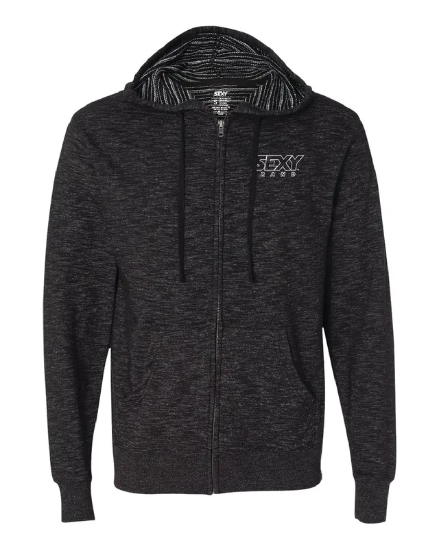 sxy-men-s-south-of-the-border-sweat-capuche-zipp-baja-black image 1