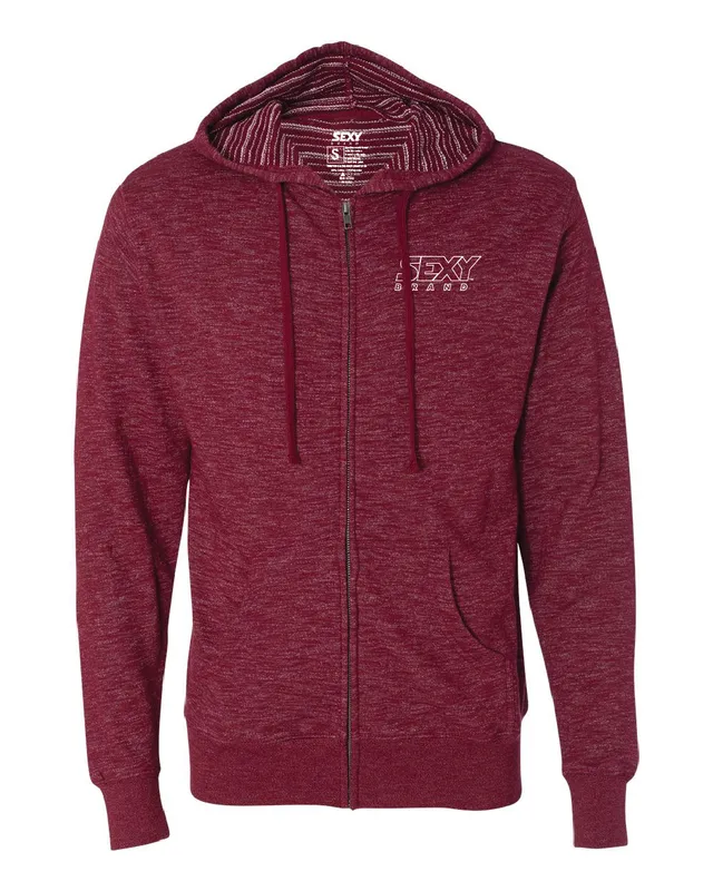 sxy-south-of-the-border-sweat-zipp-homme-rojo-cardenal image 1