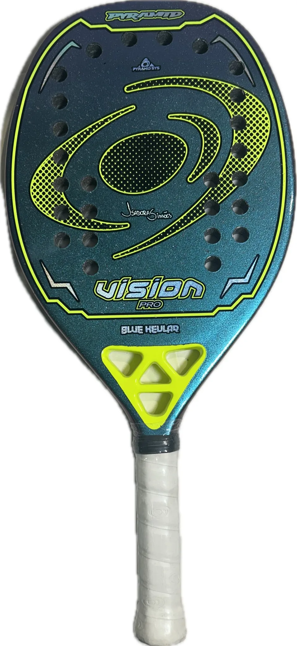 vision-pyramid-2025-raquette-de-beach-tennis-blue-kevlar image 1