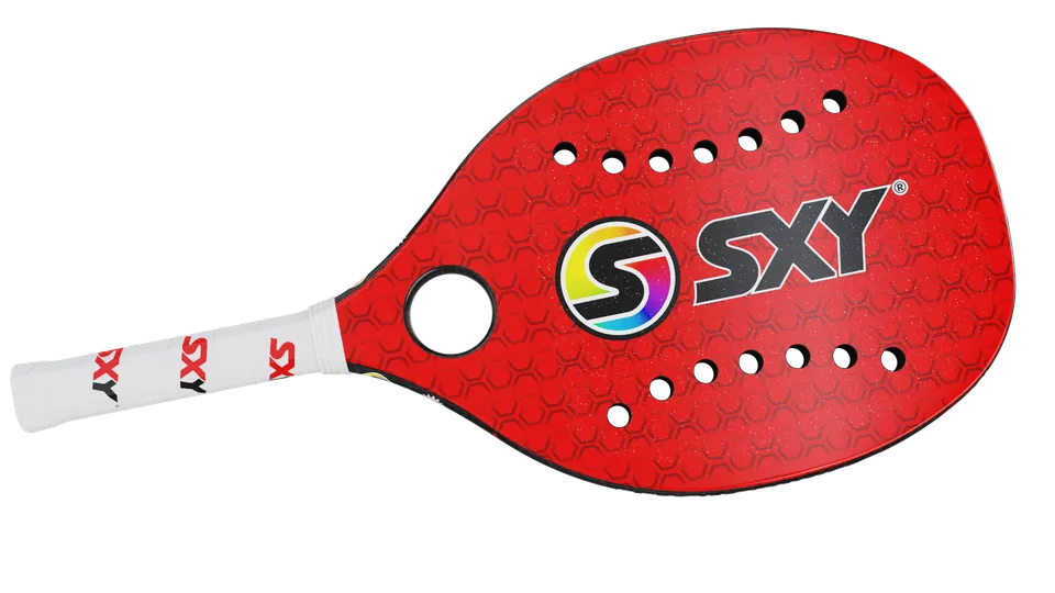 sxy-hex-gt-rouge-raquette-beach-tennis-powerorb image 1