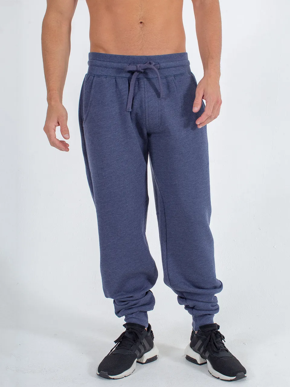 sxy-softie-joggers-homme-heather-navy-double-fleece-coton image 1