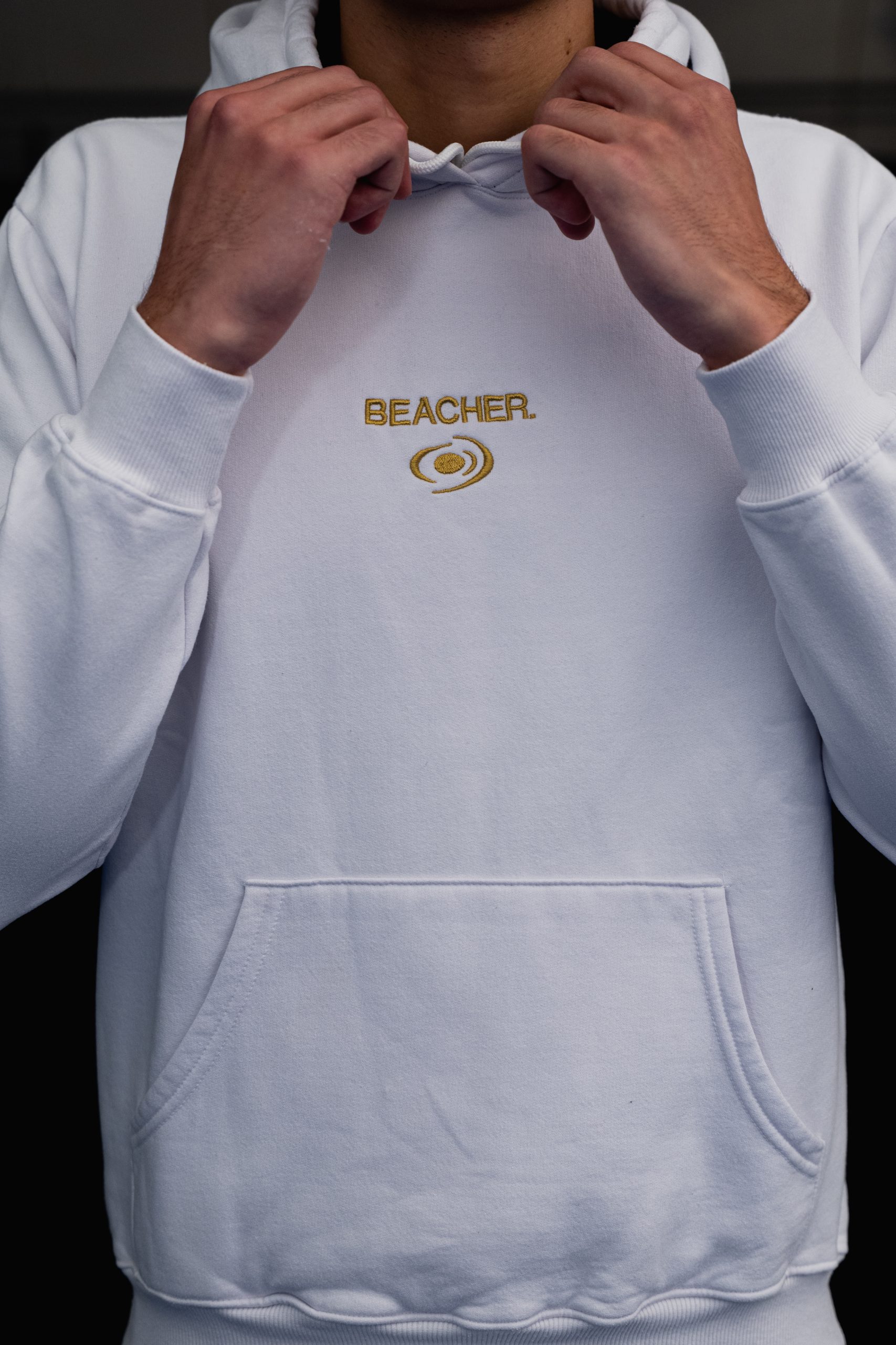 vision-beacher-sweat-unisexe-blanc-coton-polyester image 2