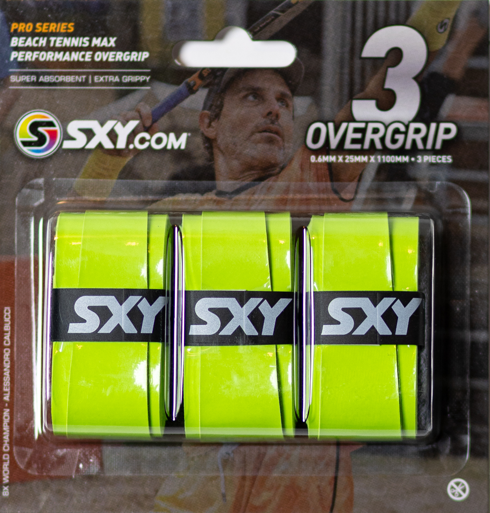sxy-pro-series-max-performance-overgrip-beach-tennis-lot-de-3 image 6