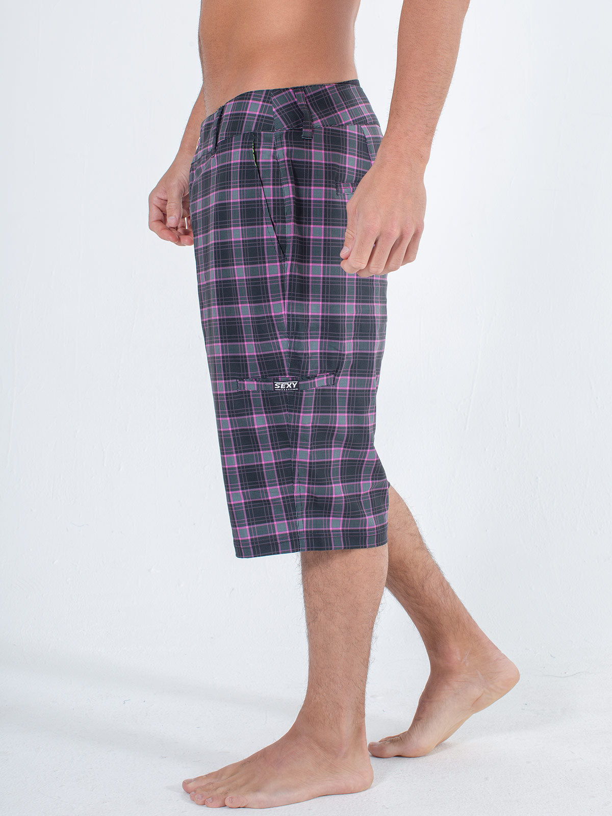 sxy-transformer-short-homme-11-pouces-rose-n-on image 1