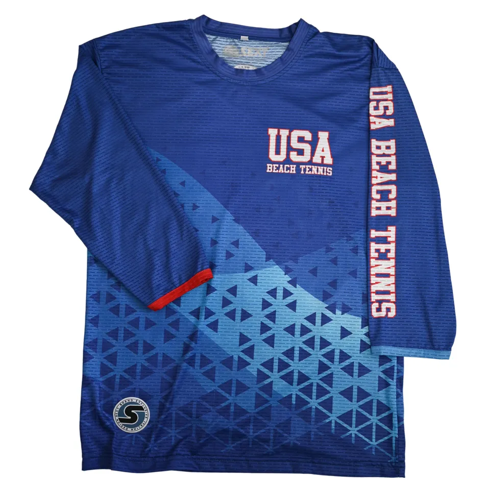 sxy-team-usa-maillot-beach-tennis-3-4-sleeve image 1