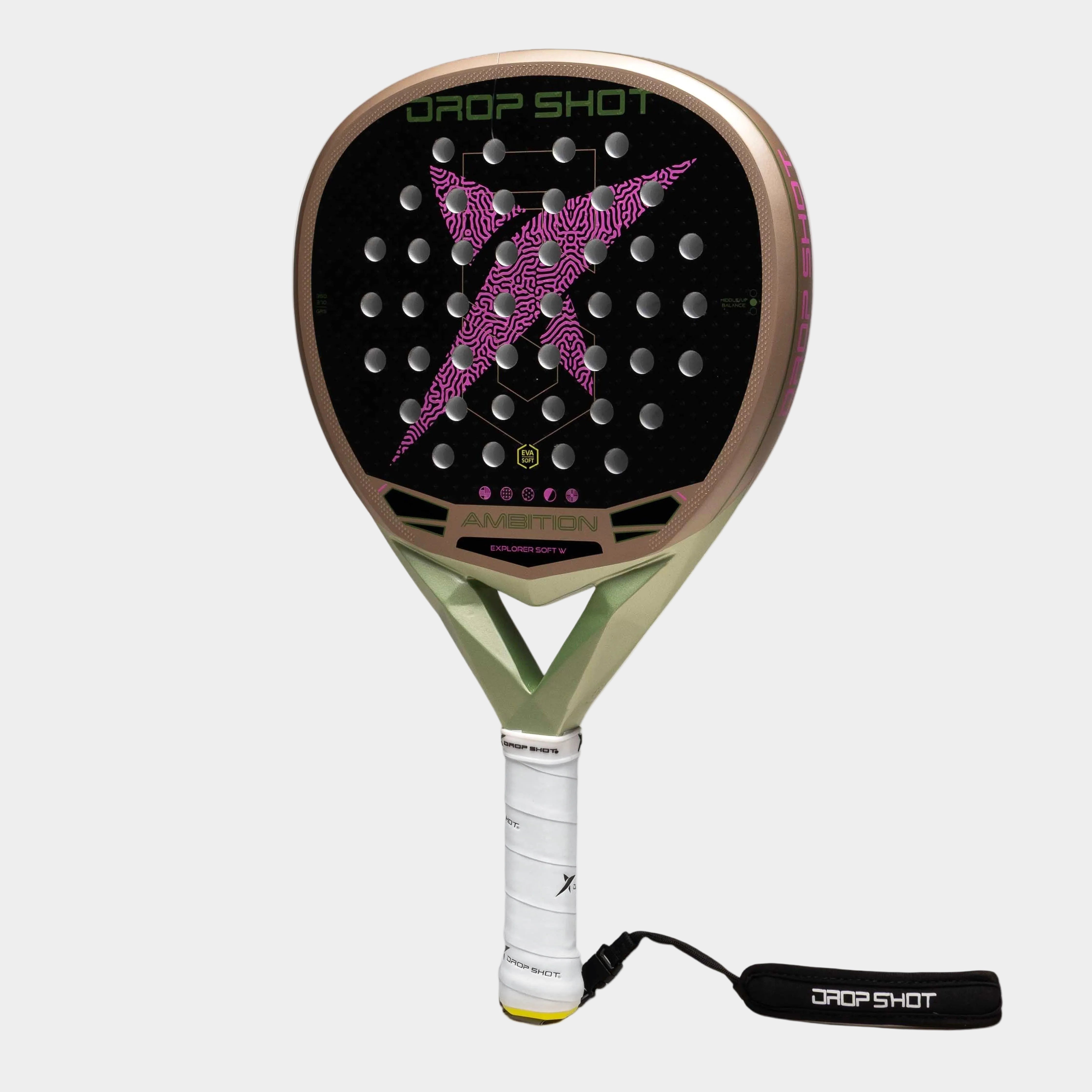 drop-shot-explorer-soft-w-raquette-de-padel-l-g-re-carbone-3k image 2