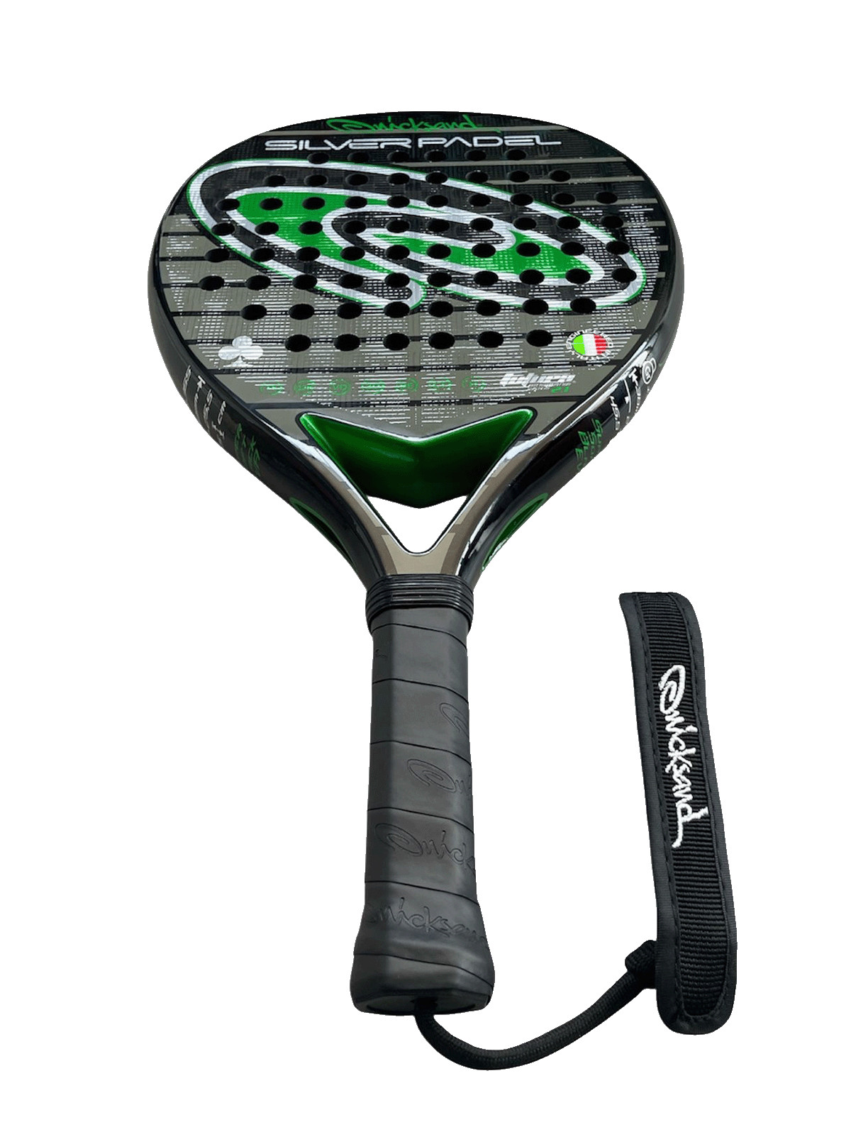 quicksand-silver-padel-k12-raquette-de-padel-carbone-12k image 2