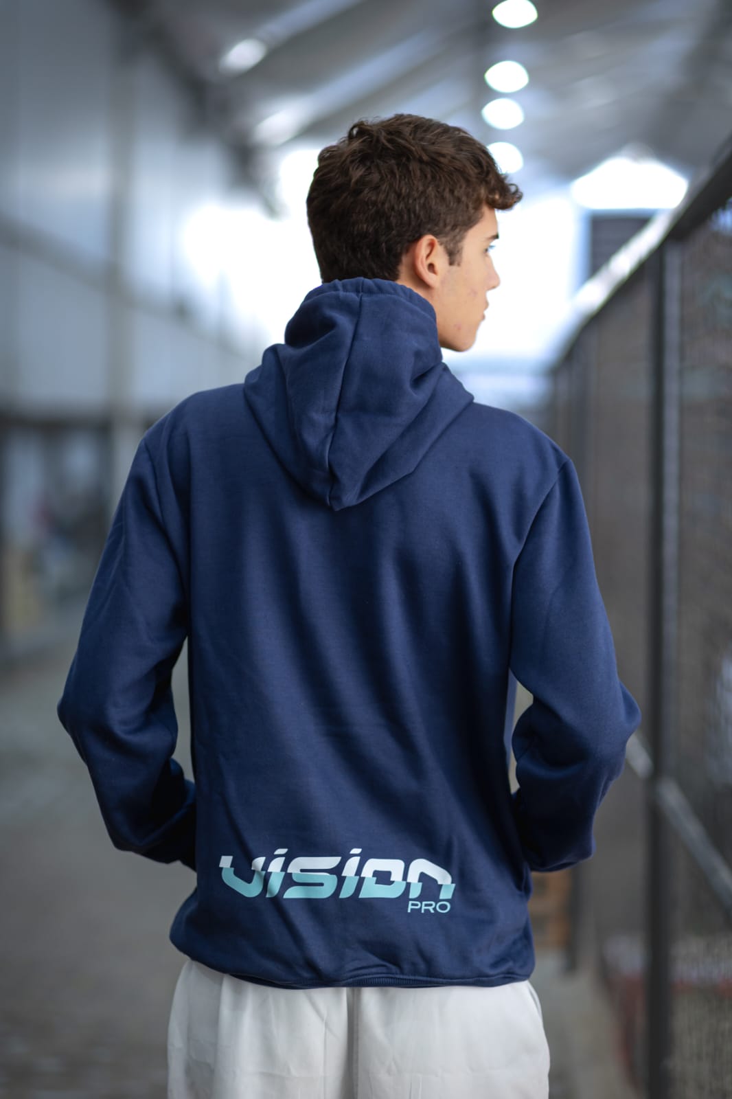 vision-felpa-play-bleu-sweat-unisexe-coton-polyester image 8