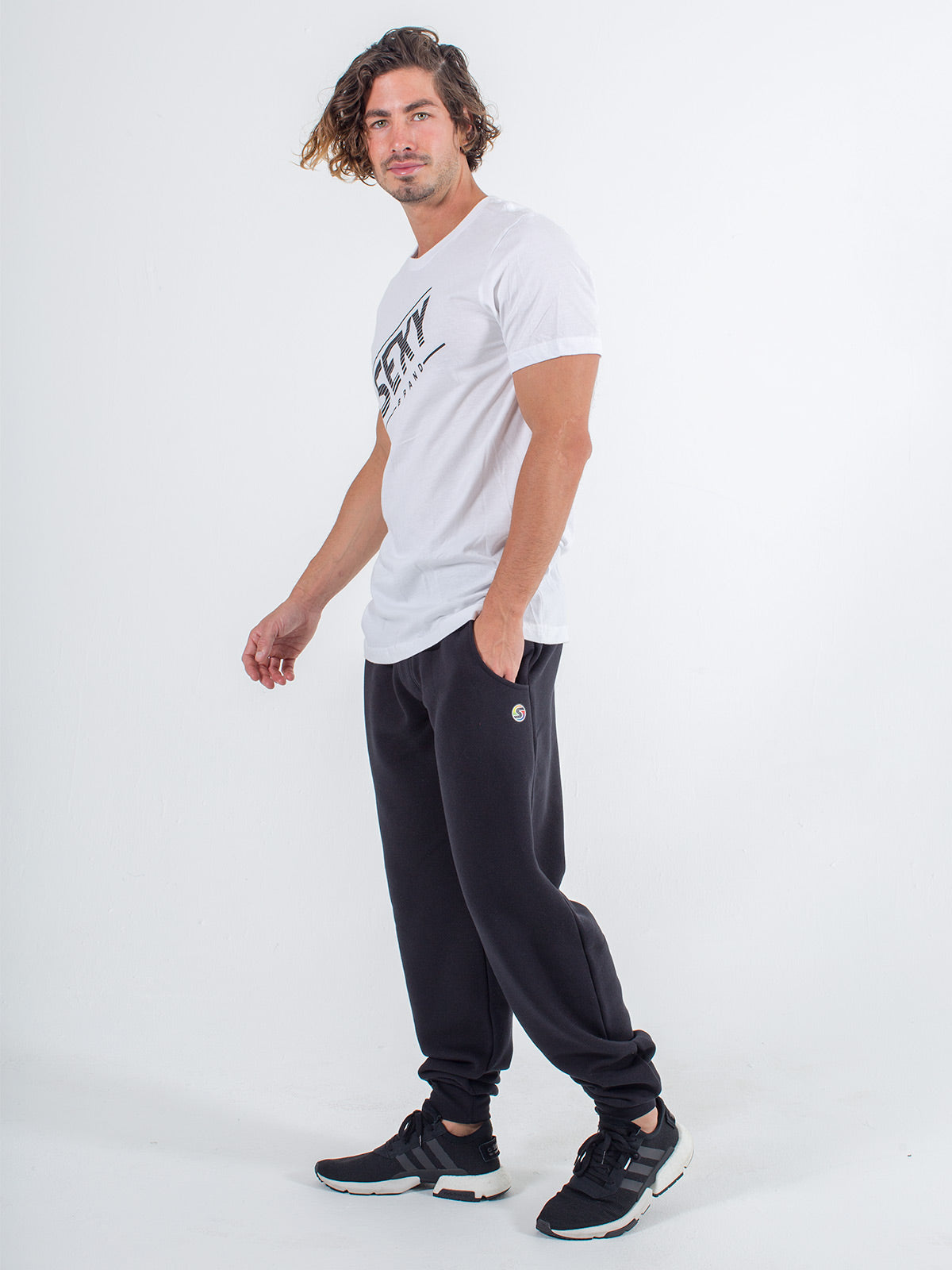 jogger-homme-sxy-softie-noir-double-fleece image 2