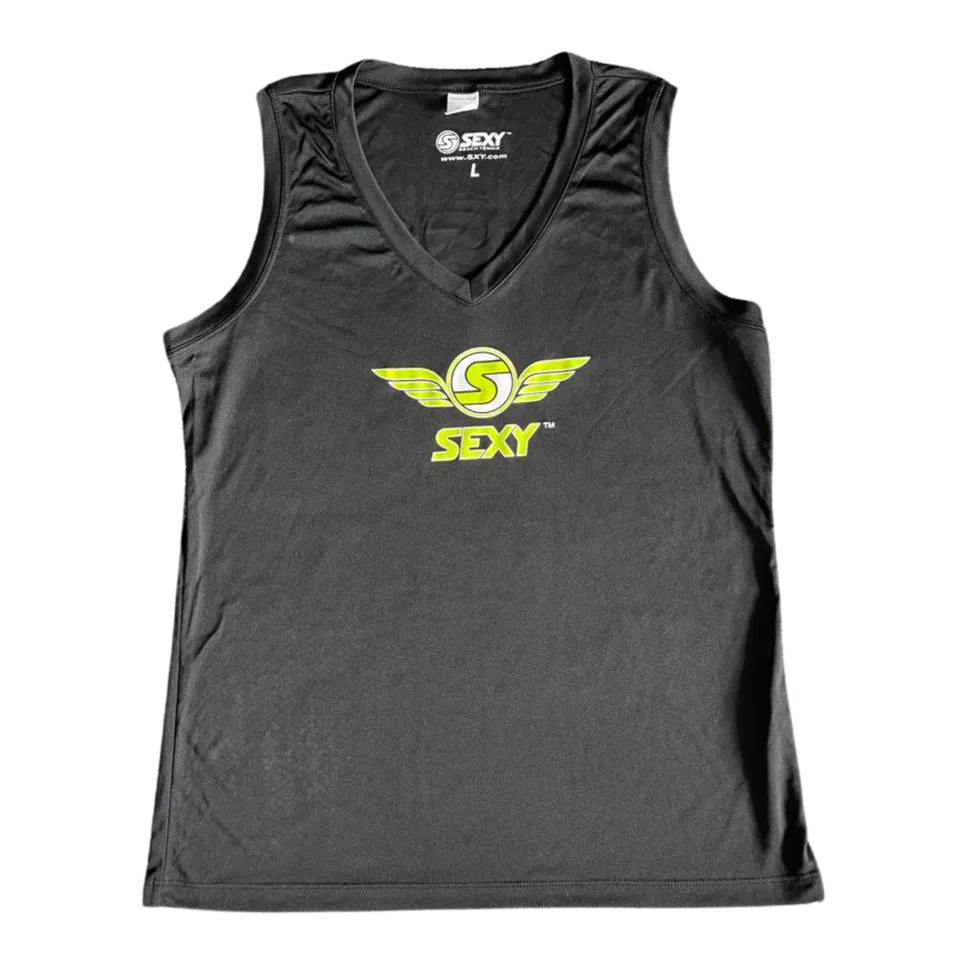 sxy-wings-throwback-tank-femme-d-bardeur-sport-blanc-jaune image 1