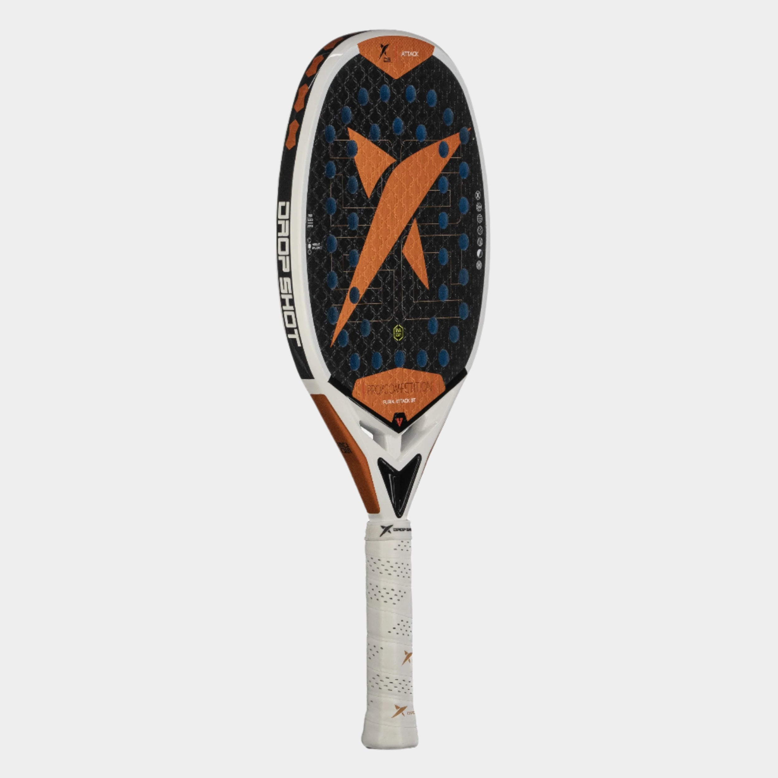 drop-shot-furia-attack-raquette-beach-tennis-12k-carbone image 2
