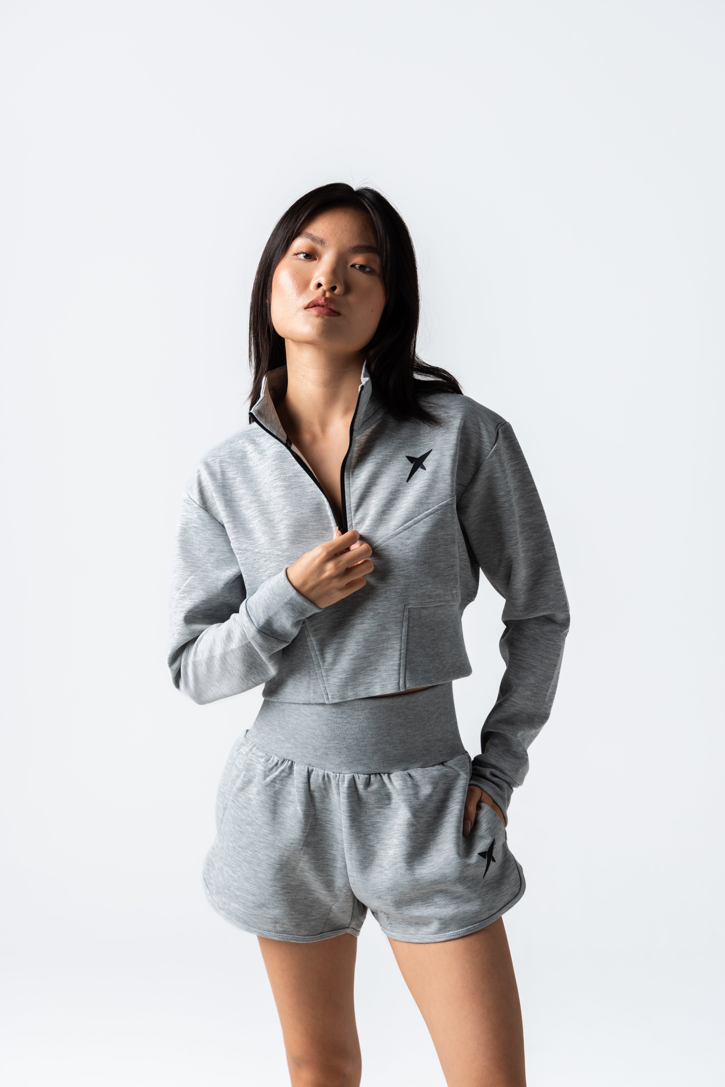 drop-shot-flight-veste-femme-cropped-technique-air-layer-260-gsm image 2
