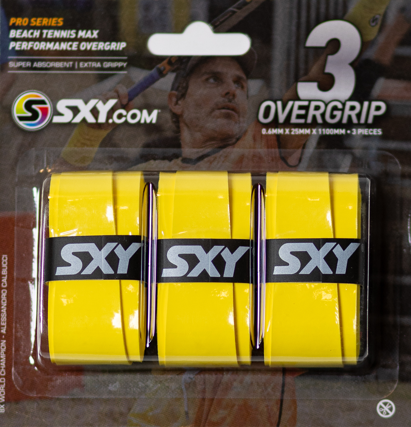 sxy-pro-series-max-performance-overgrip-beach-tennis-lot-de-3 image 7