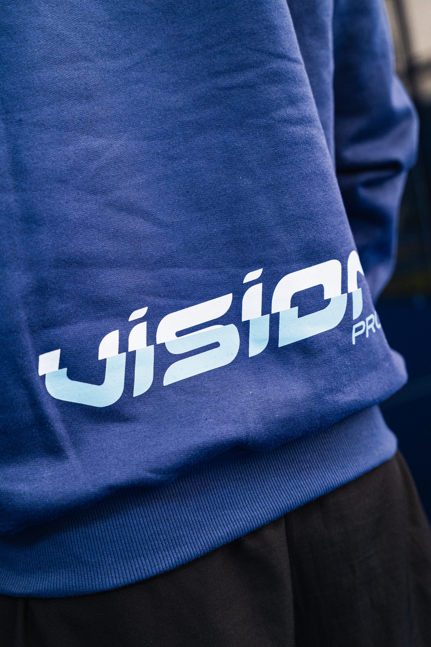 vision-felpa-play-bleu-sweat-unisexe-coton-polyester image 3